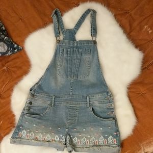 -SOLD-   American Rag Overall Shorts
